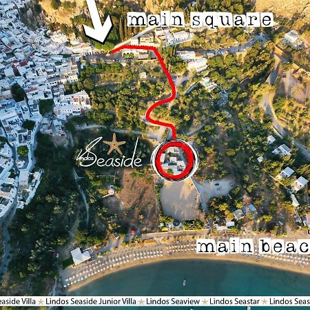 Lindos Seaview Apartment Luaran gambar